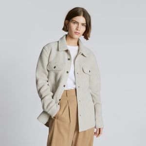 Everlane Cream Sherpa Jacket